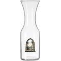 1 Liter Glass Flared Carafe/ Decanter (4 Color Process)